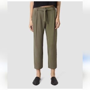 All saints 100% silk trousers size 0